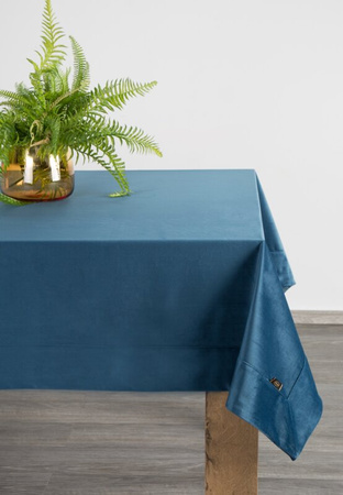 Obrus Velvet granatowy 145x350
