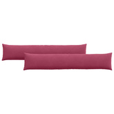 Poduszki na sofę 2 pcs Czerwone wino 200 x 40 cm
