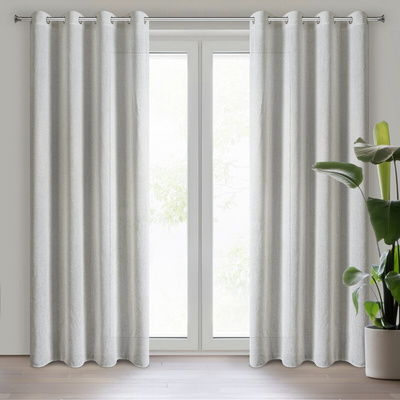 Zasłona Abby naturalna 140x270