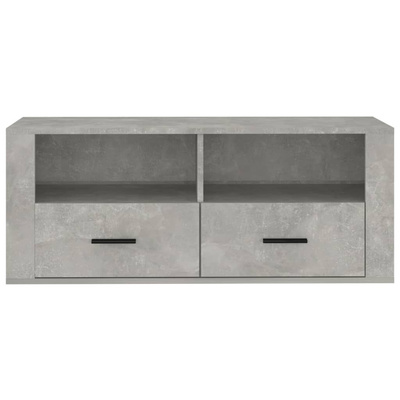 Szafka pod TV, szarość betonu, 100x35x40 cm vidaXL
