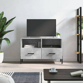 vidaXL Szafka pod TV, szarość betonu, 80x36x50 cm