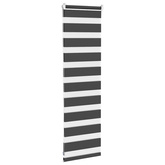 Roleta zebra, czarna, szerokość tkaniny 35,9 cm, poliester