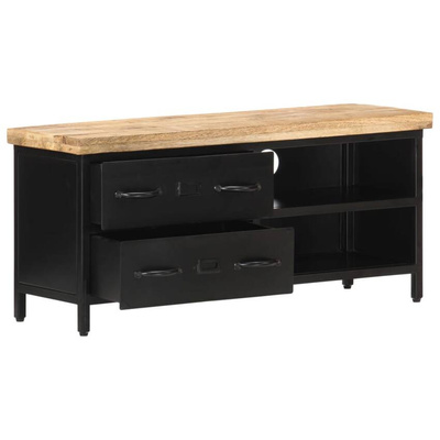 vidaXL Szafka pod TV, 90x30x41 cm, surowe drewno mango