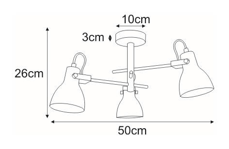 Lampa sufitowa K-8110 z serii KANTI KAJA