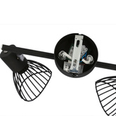 Lampa ścienna listwa 2xE14 39cm czarny FLY 92-61898
