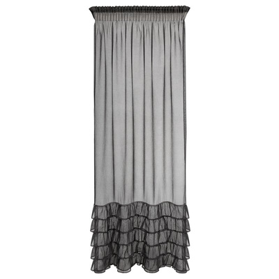 Firana Carli czarna 140x250