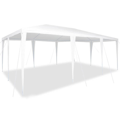 Namiot Imprezowy Biały 600 x 400 x 266 cm Polietylen i Stal