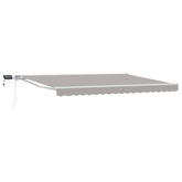Ręczny ramowy zewnętrzny markizowy z LED 4 x 2 m