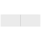 Szafka pod telewizor, biała, 100x30x30 cm