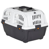 vidaXL Transporter dla zwierząt z metalowymi drzwiczkami 48x31,5x31 cm