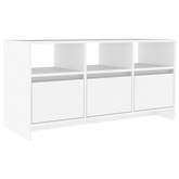 Szafka pod TV, biała, 102x37,5x52,5 cm, materiał drewnopochodny vidaXL