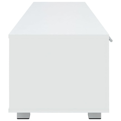 vidaXL Szafka pod TV, biała, 140x40x35 cm materiał drewnopochodny