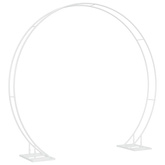 Łuk Ślubny Biały 220 x 45 x 200 cm Stal