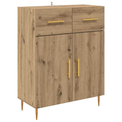 Highboard 2 szt. Dąb rzemieślniczy 69,5 x 34 x 180 cm