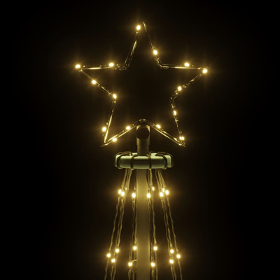Choinka z kołkiem gruntowym, 310 ciepłych białych LED, 300 cm