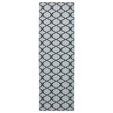 Chodnik dywanowy ORIZ 1150 gsm Czarny wzór siatkowy