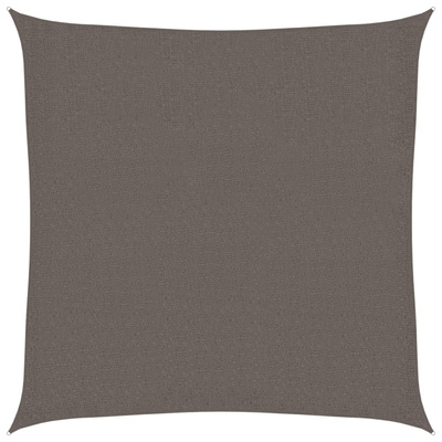 Żagiel przeciwsłoneczny, 160 g/m?, antracytowy, 2,5x2,5 m, HDPE