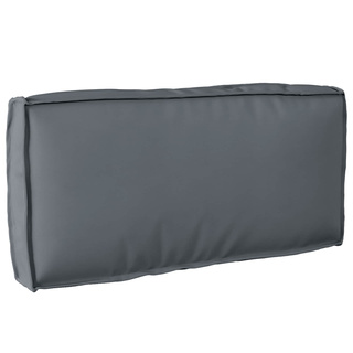 Poduszka Antracyt 80 x 40 x 12 cm Materiał Oxford