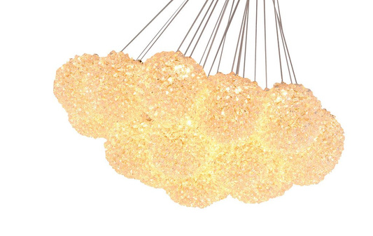Designerska Lampa Wisząca złota Swarovski Adani AD215