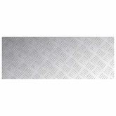 Stopień Prostokątny 2 pcs Srebrny 80 x 30 cm Aluminium