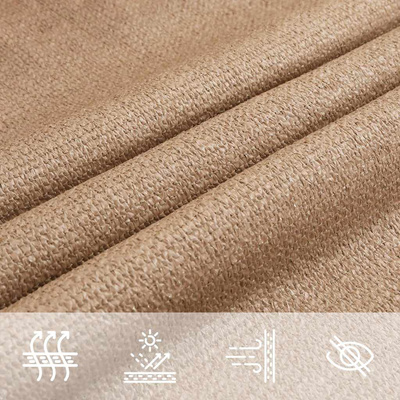 Żagiel przeciwsłoneczny, 160 g/m?, kolor taupe, 3x5 m, HDPE