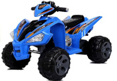 Quad na akumulator Duże Koła Niebieski