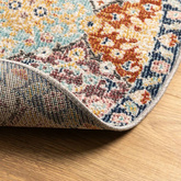 vidaXL Dywan ARBIZU do pomieszczeń i na zewnątrz, vintage, Ø 200 cm