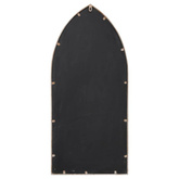 vidaXL Lustro ogrodowe, piaskowe, 100x45 cm, żelazne
