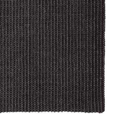 vidaXL Dywanik, naturalny sizal, 100x350 cm, czarny