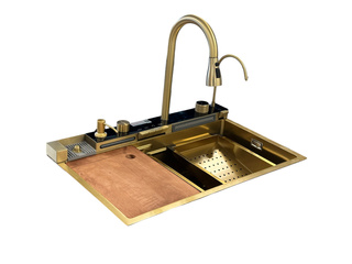 Zlewozmywak stalowy Mango Premium GOLD