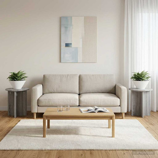 Stojak na rośliny 2 pcs Szary Sonoma 40 x 40 x 40 cm