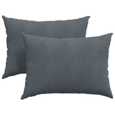 Poduszki na sofę 2 pcs Ciemnoszary 70 x 50 cm