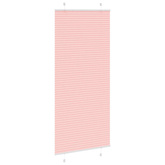 Roleta plisowana różowa 85x200 cm Szerokość tkaniny 84,4 cm