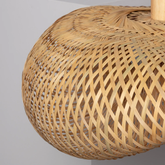Lampa Wisząca Bambusa Kapelusz Boho Abrruzzo Ponti E27