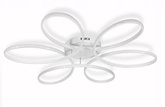 LAMPA DEKORACYJNA OKRĘGI 100W + PILOT BIAŁA DL-J05 FIORE