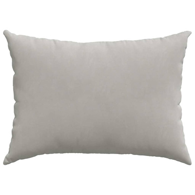 Poduszki na sofę 2 pcs Jasnoszary 70 x 50 cm tkanina