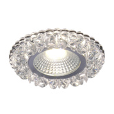Oprawa stropowa okrągła bezbarwna LED 5W SAK-03 2240299
