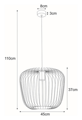 Lampa wisząca K-4113 z serii FINEUS KAJA