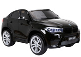Auto Na Akumulator Nowe BMW X6M SUV Światła LED MP3 Czarne Lakierowane