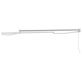 Ręczna markiza chowana Biały 2,5 x 2 m Aluminium