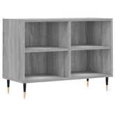Szafka pod TV, szary dąb sonoma, 69,5x30x50 cm vidaXL