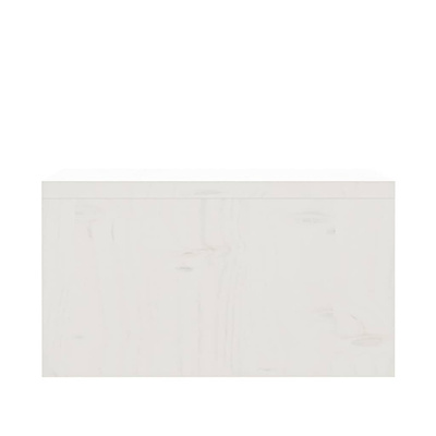 Podstawka na monitor, biała, 50x27x15 cm, lite drewno sosnowe