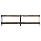 vidaXL Szafka pod TV, 150x30x41 cm, lite drewno odzyskane