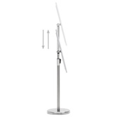 Stojak na plakat A4, srebrny, stop aluminium