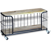 vidaXL Szafka pod TV, drewno mango, 100x40x45 cm