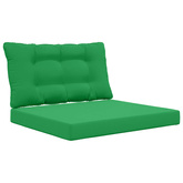 Poduszka do sofy na zewnątrz 2 pcs Zielony Poliester