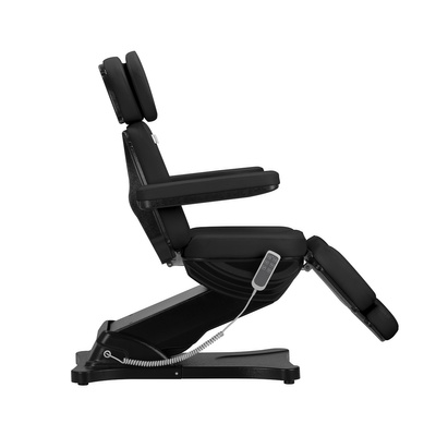 Elektryczny fotel kosmetyczny SILLON CLASSIC 3 silniki czarny 150220