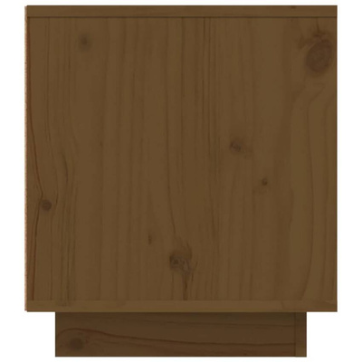 Szafka pod TV, miodowy brąz, 110x35x40,5cm, lite drewno sosnowe vidaXL
