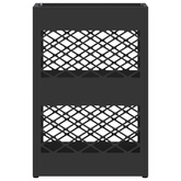 Stojak na Parasol Deszczowy Czarny 28 x 12 x 41 cm Stal