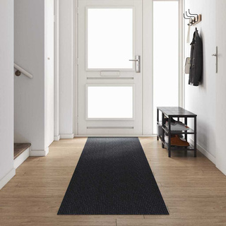 Chodnik dywanowy Antracyt 80 x 500 cm tkanina